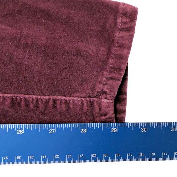 Pilcro & The Letterpress Sz 28 Serif Purple Wine Velour Skinny Corduroy Pant - Picture 7 of 7